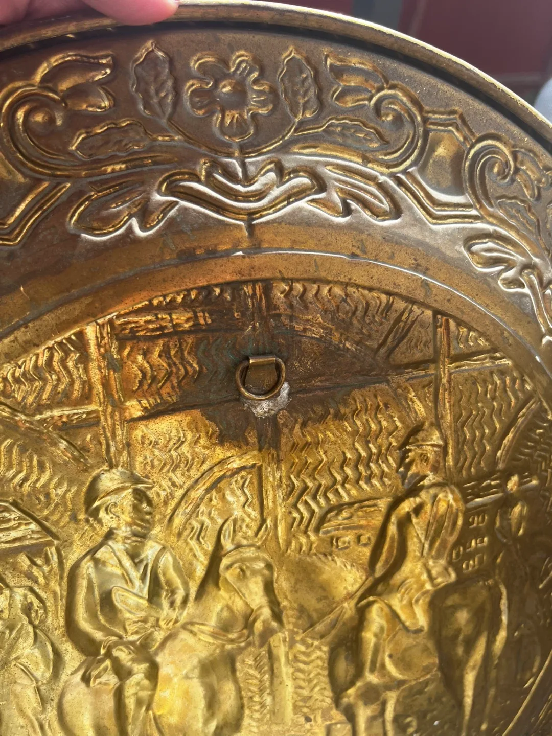 Vintage Brass Decorative Plate image indicator(4)