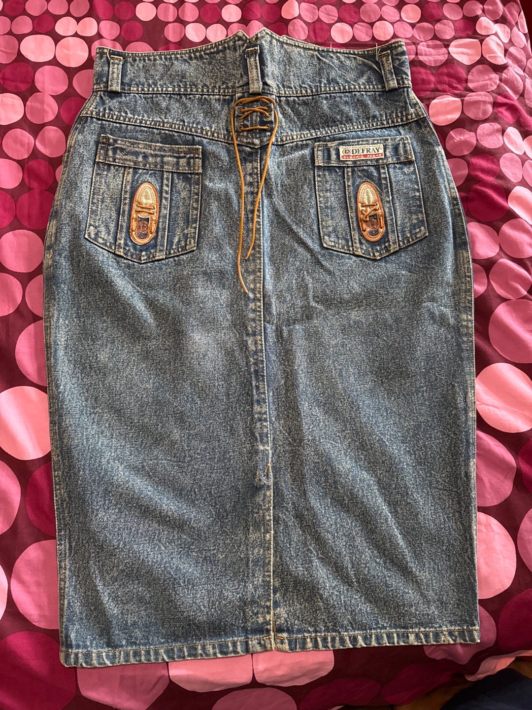 Vintage Defray Denim Skirt - photo 2