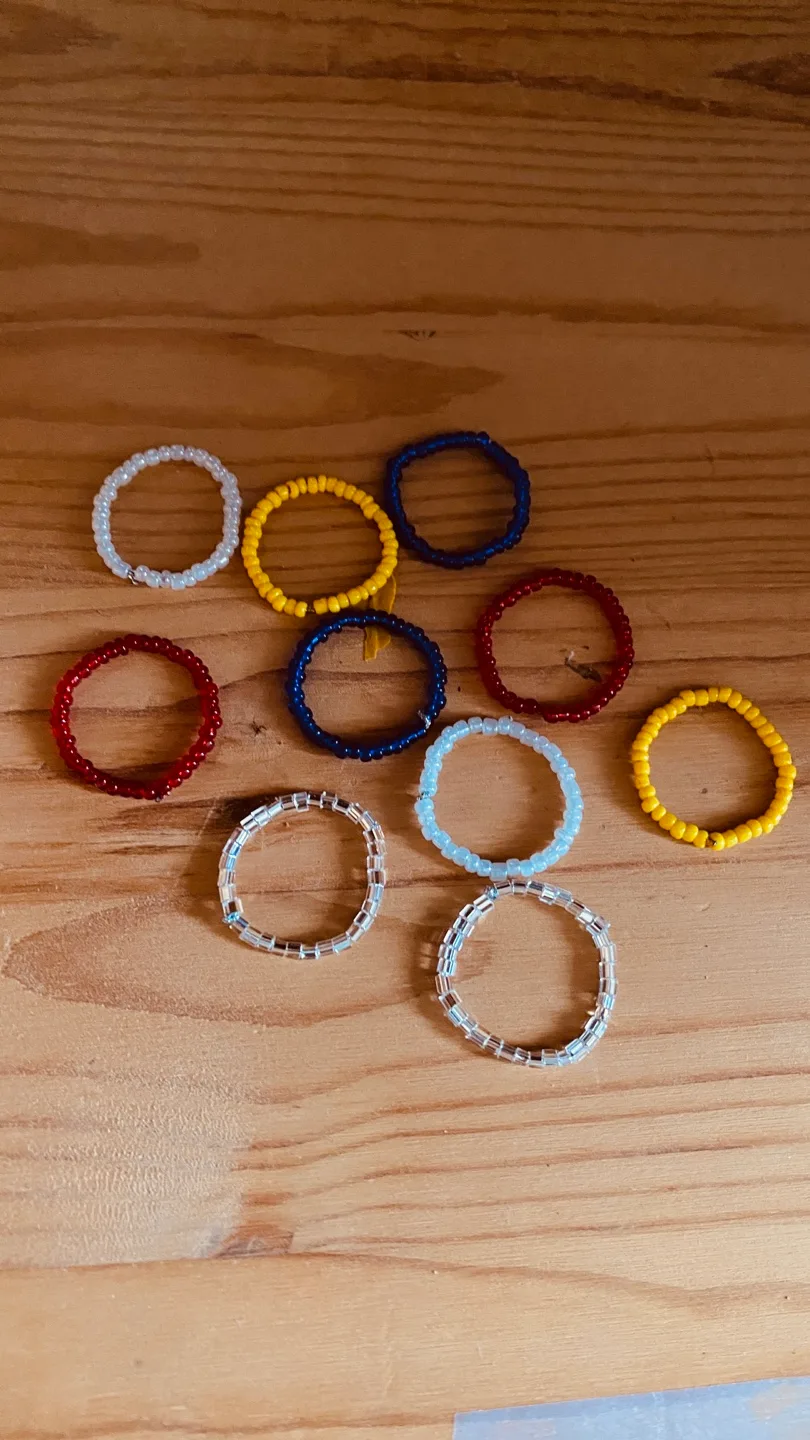 Handmade Beaded Rings thumbnail