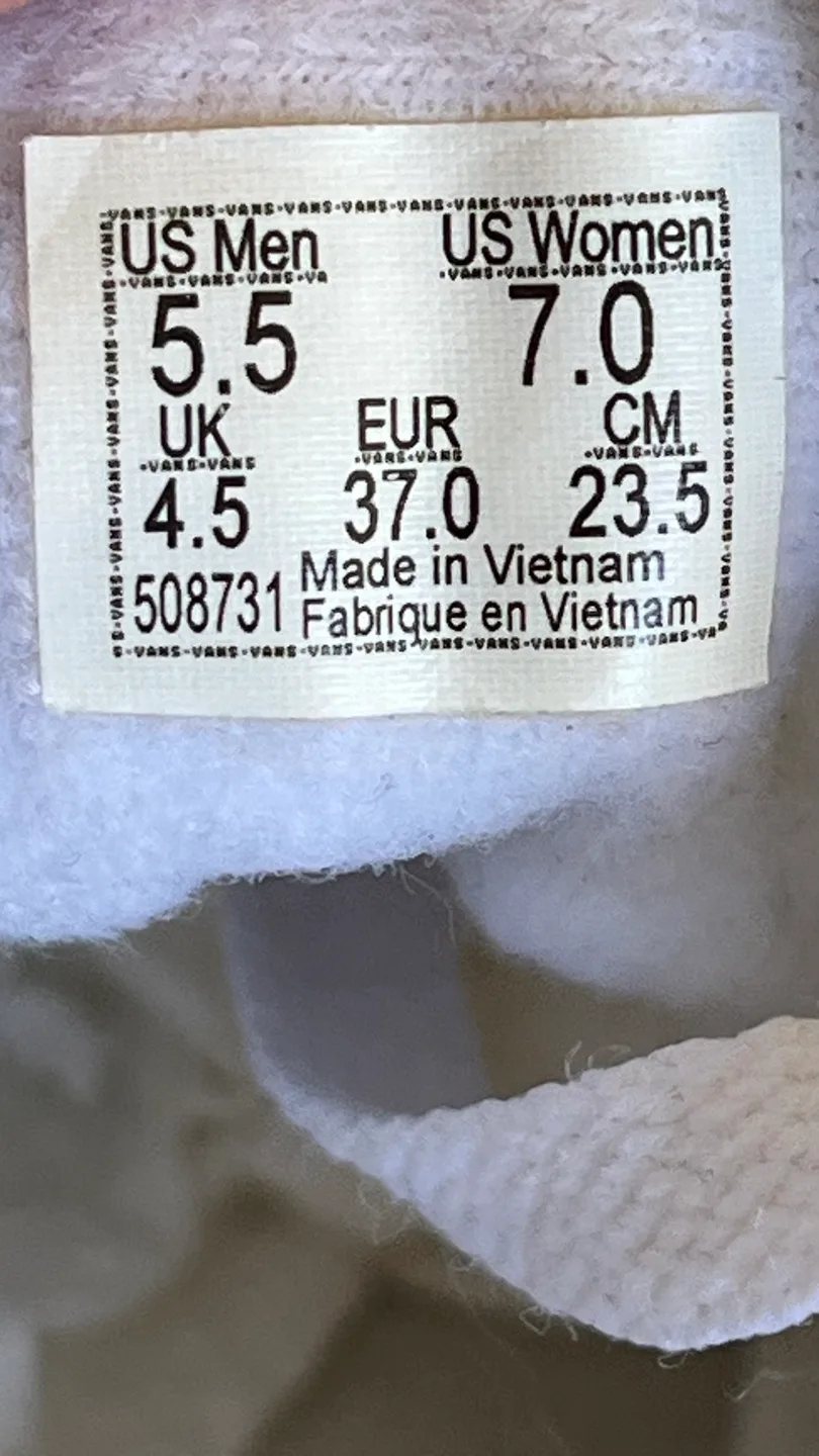 Vans Old Skool White Sneakers - US Women's 7 image indicator(4)