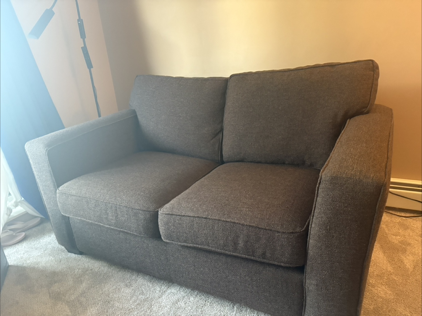 Stylus Made to Order Sofas Brown Loveseat - photo 3