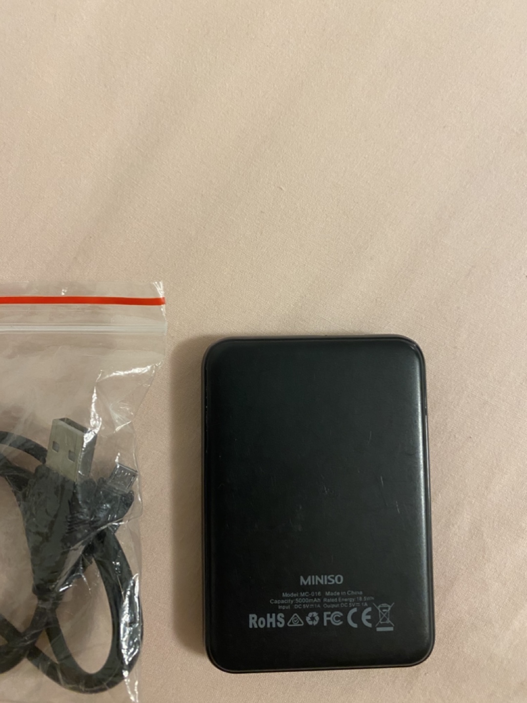 Miniso Power Bank with Charger 🥕 - photo 2