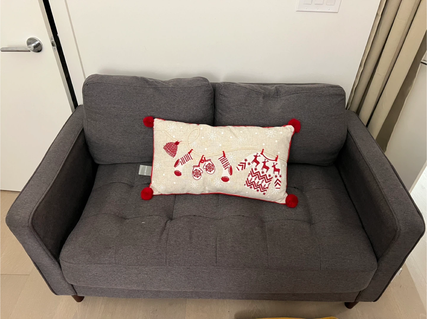Loveseat sofa - grey