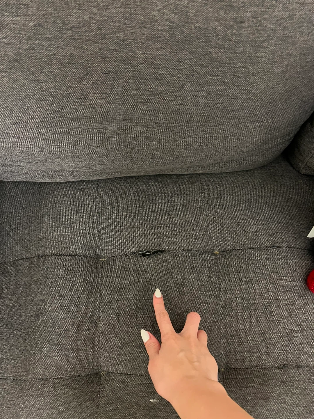 Loveseat sofa - grey - photo 4