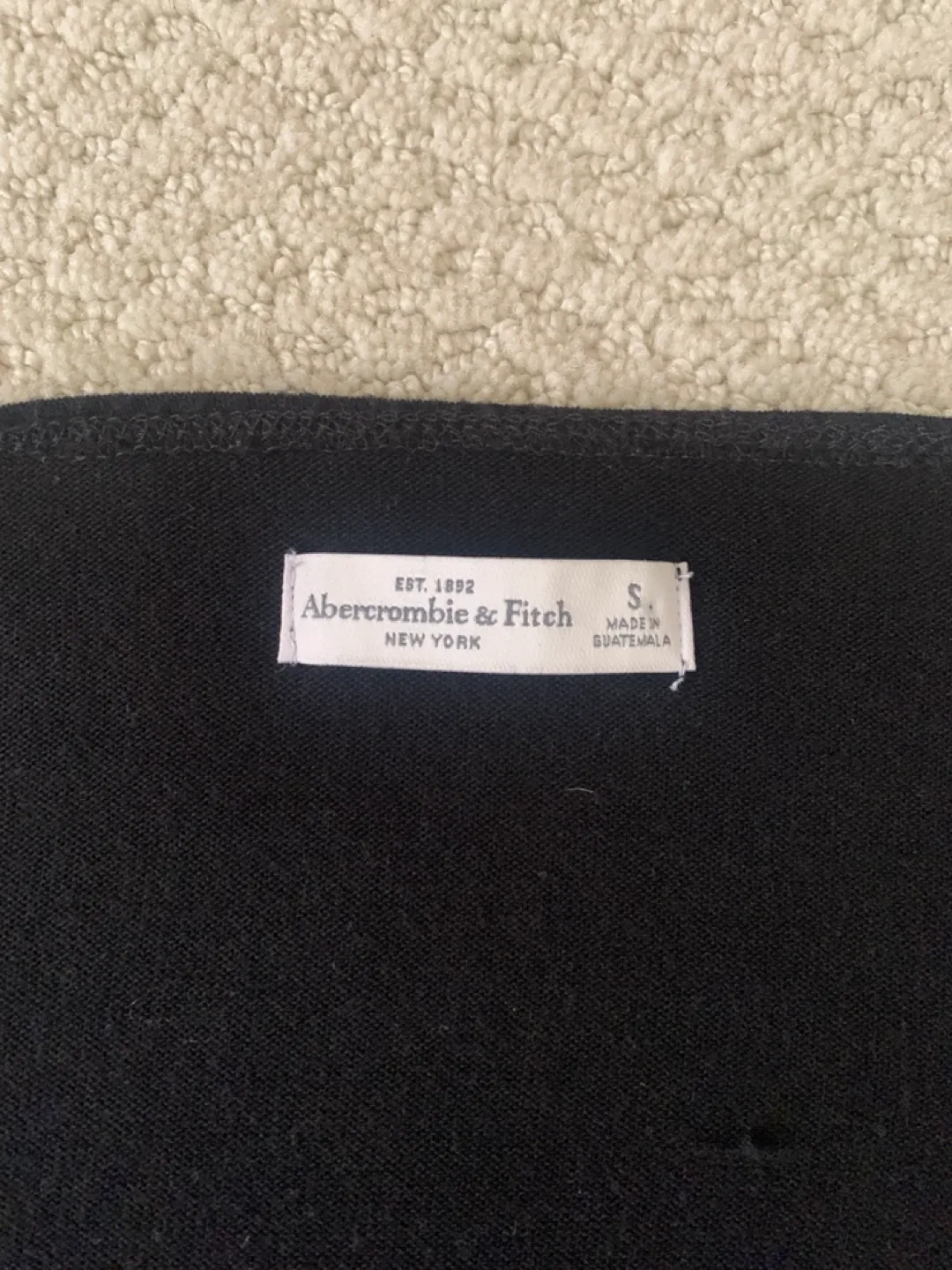 Abercrombie & Fitch Black Tie-Front Cardigan - Size S image indicator(3)