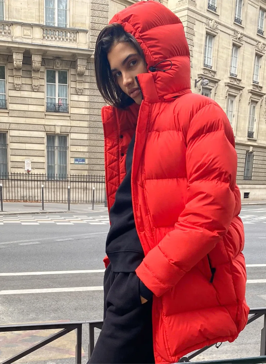 Red TNA Super Puff Mid - Size small image indicator(3)