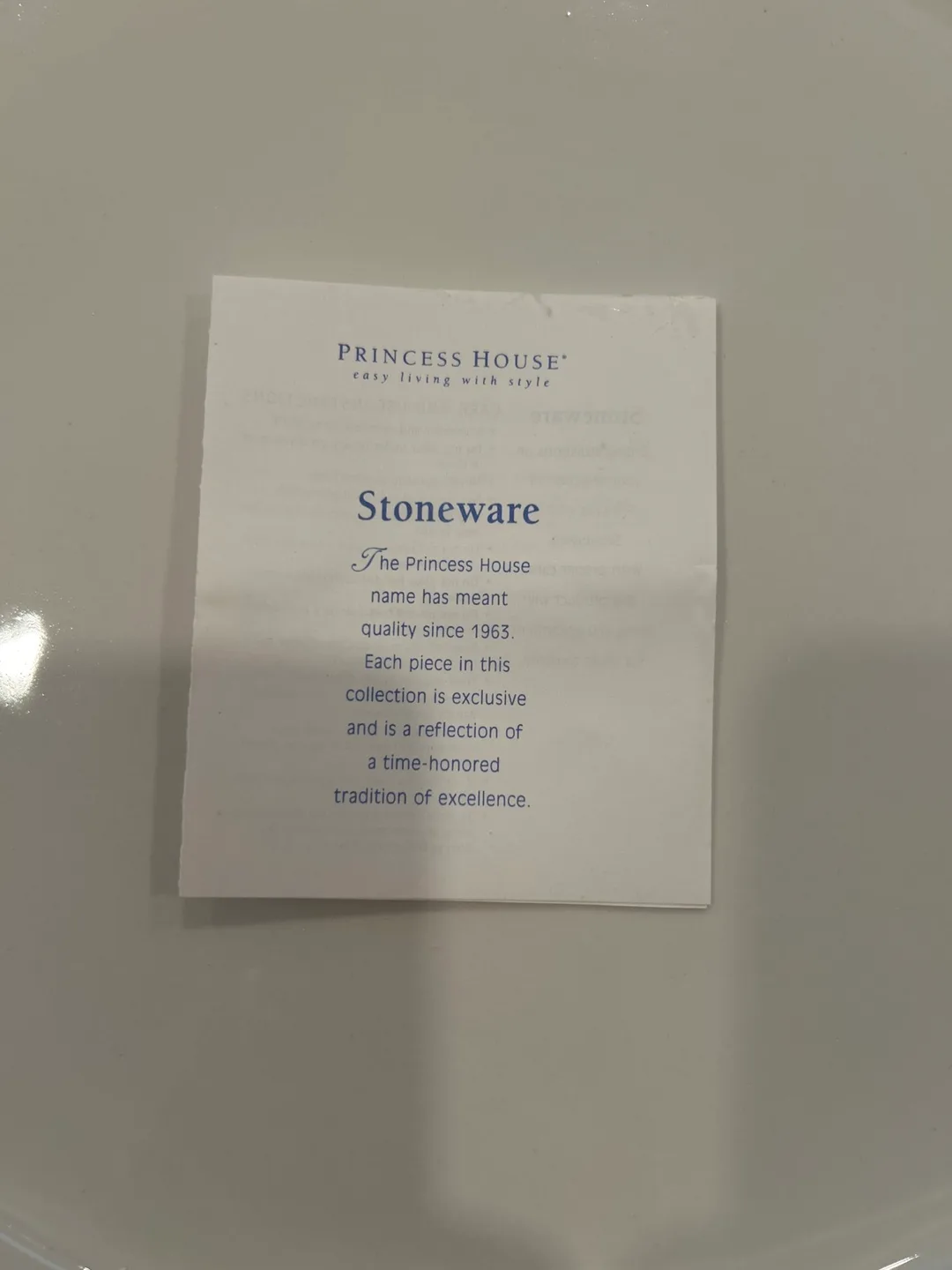 Princess House Stoneware Serving Platter image indicator(2)