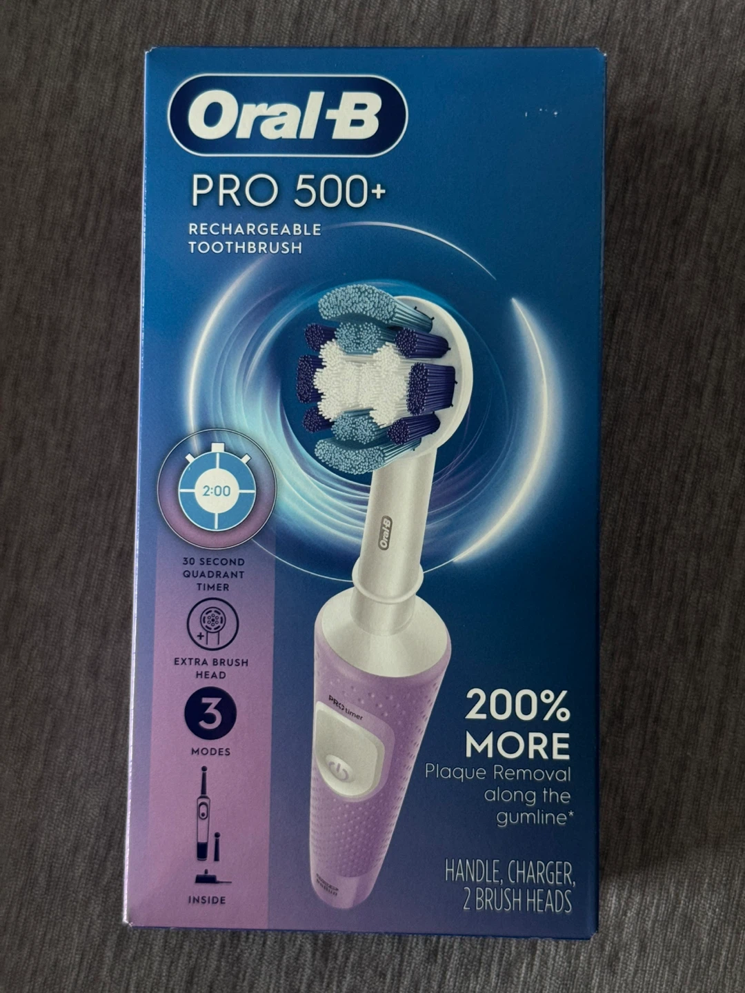 Oral-B PRO 500+ Rechargeable Toothbrush