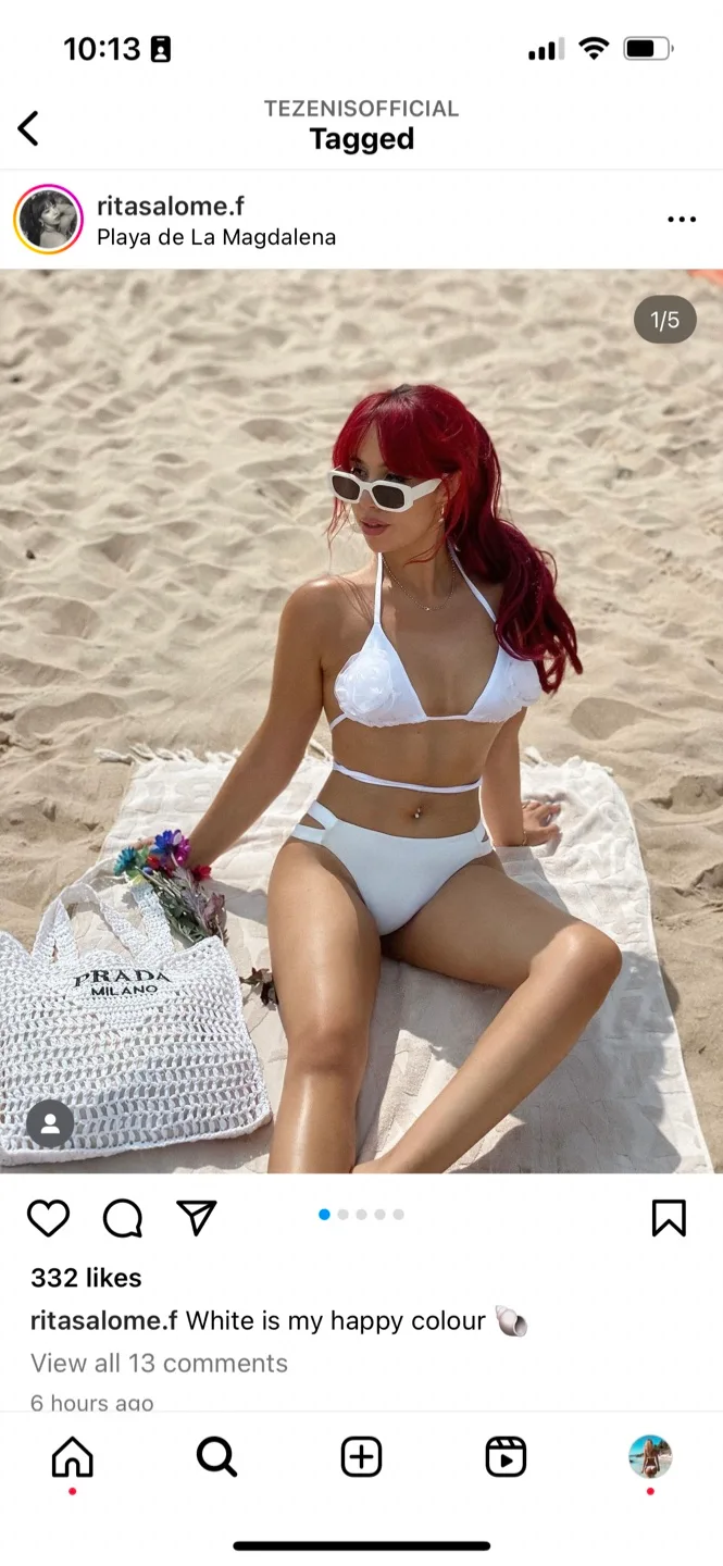 New White🤍Bride bikini top from Italy Tezenis image indicator(4)
