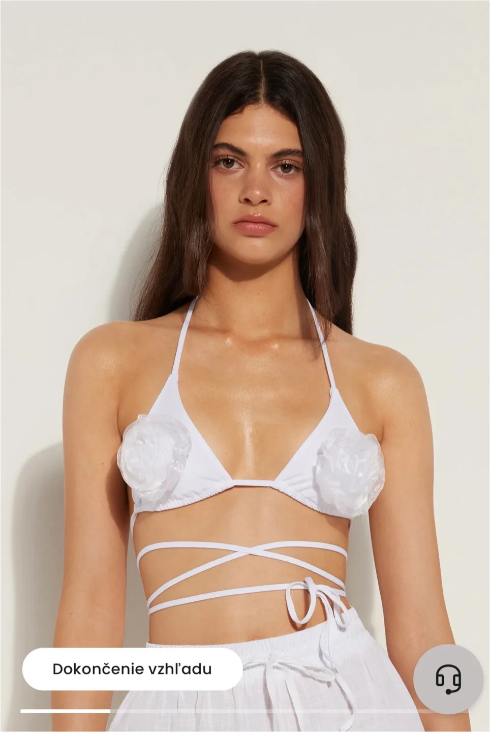 New White🤍Bride bikini top from Italy Tezenis image indicator(5)