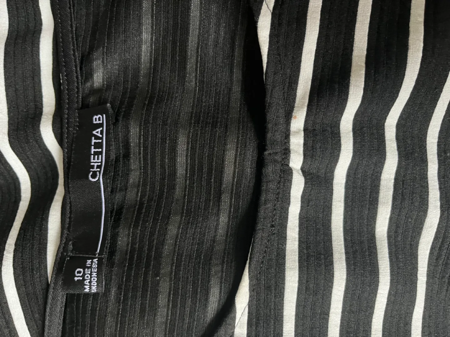 CHETTA B Striped Dress - Size 10 thumbnail