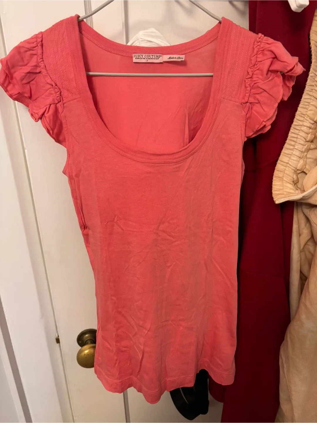 Juicy Couture Coral Top - Size P/P (XS)