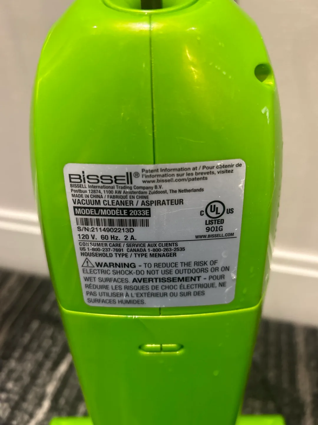 Bissell F2033E Vacuum Cleaner thumbnail