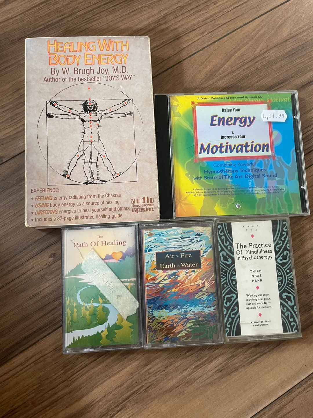 Tapes and a CD - Mindfulness/Healing Lot thumbnail