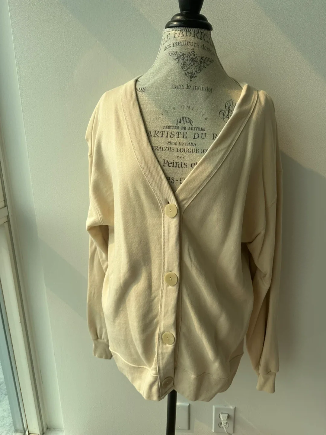 Zara Beige Cardigan Size S thumbnail