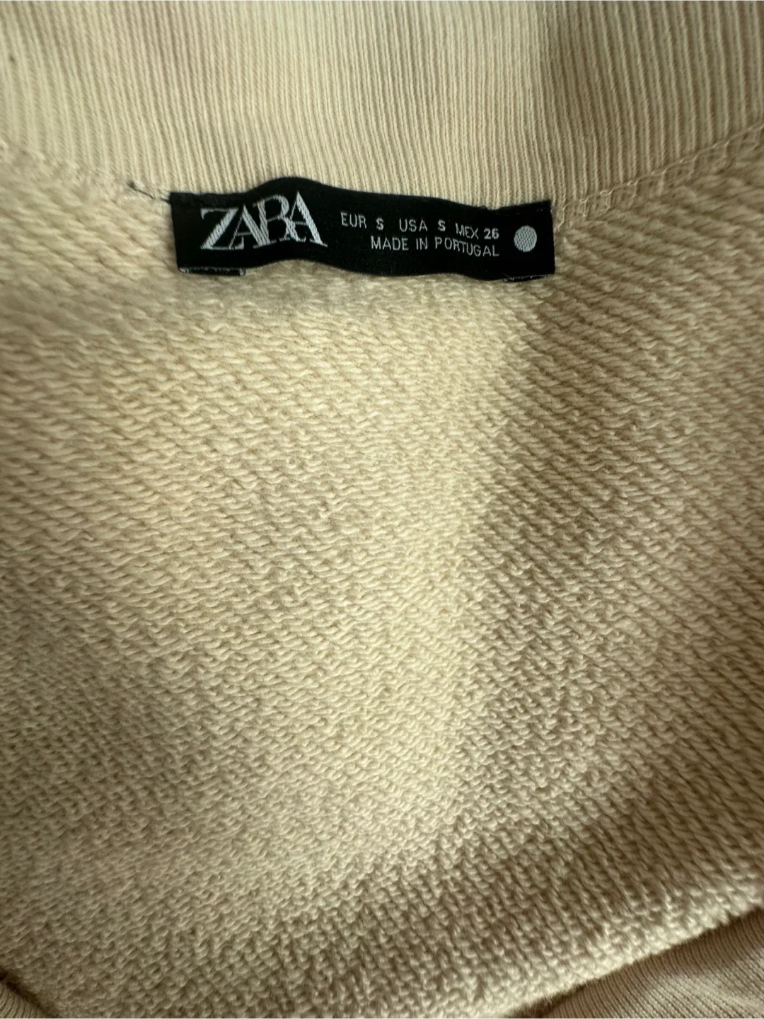 Zara Beige Cardigan Size S image indicator(4)