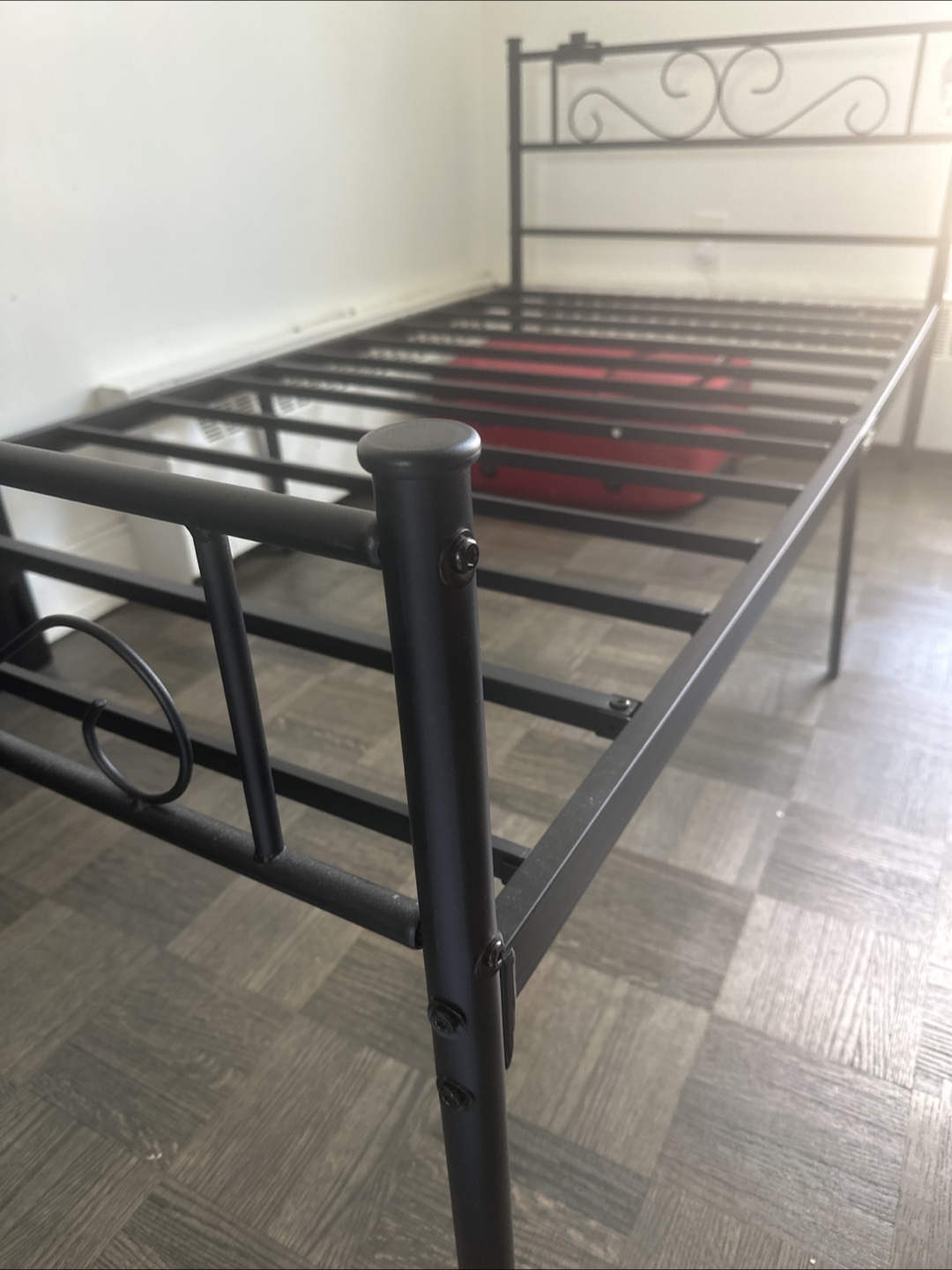 Black Metal Bed Frame - Great Condition!