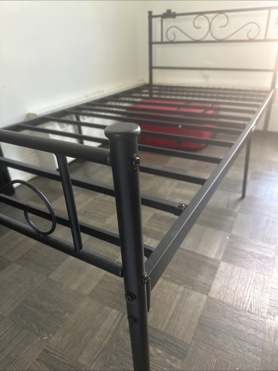Black Metal Bed Frame - Great Condition! thumbnail