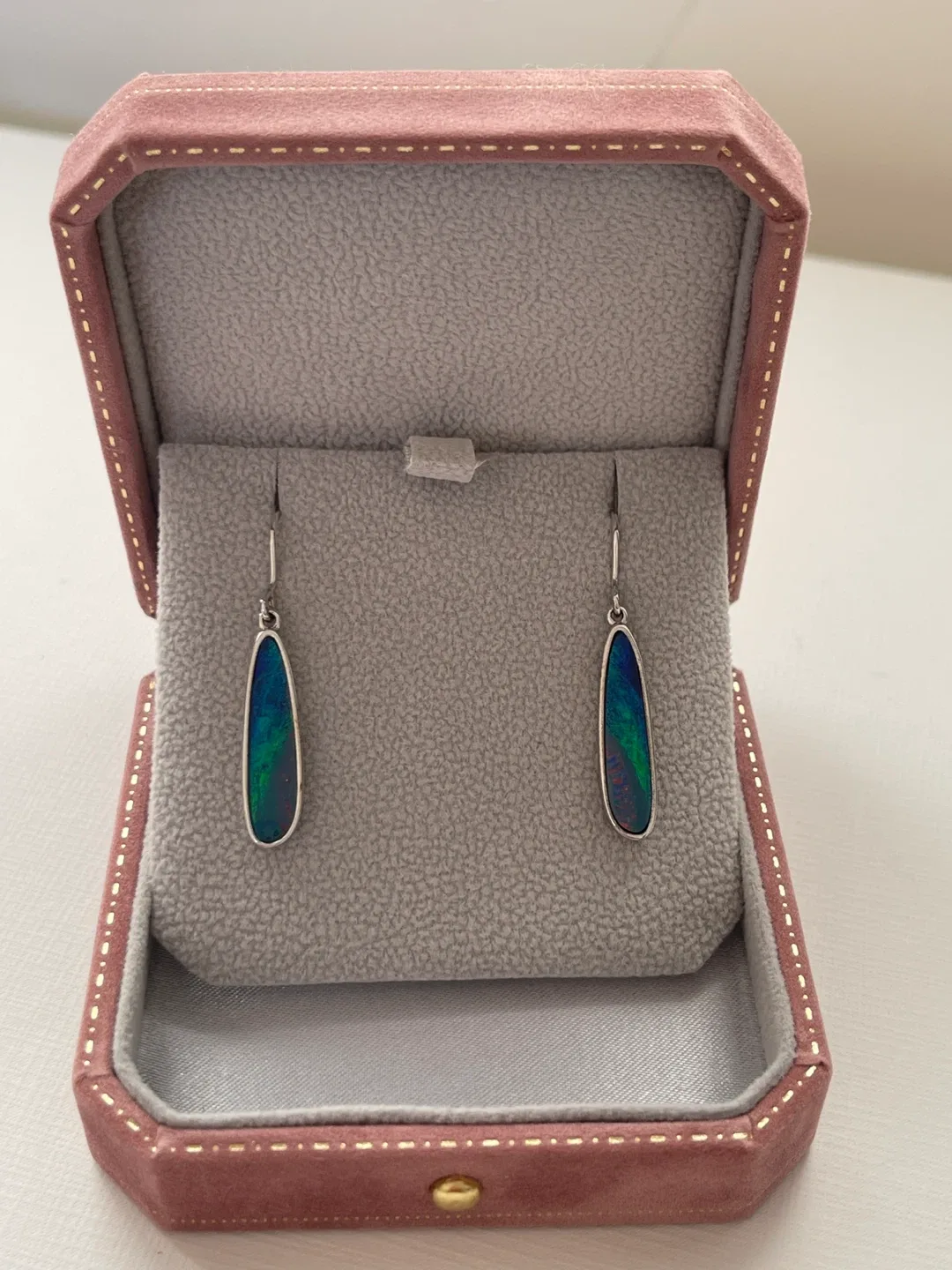 925 Silver Opal Drop Earrings image indicator(5)