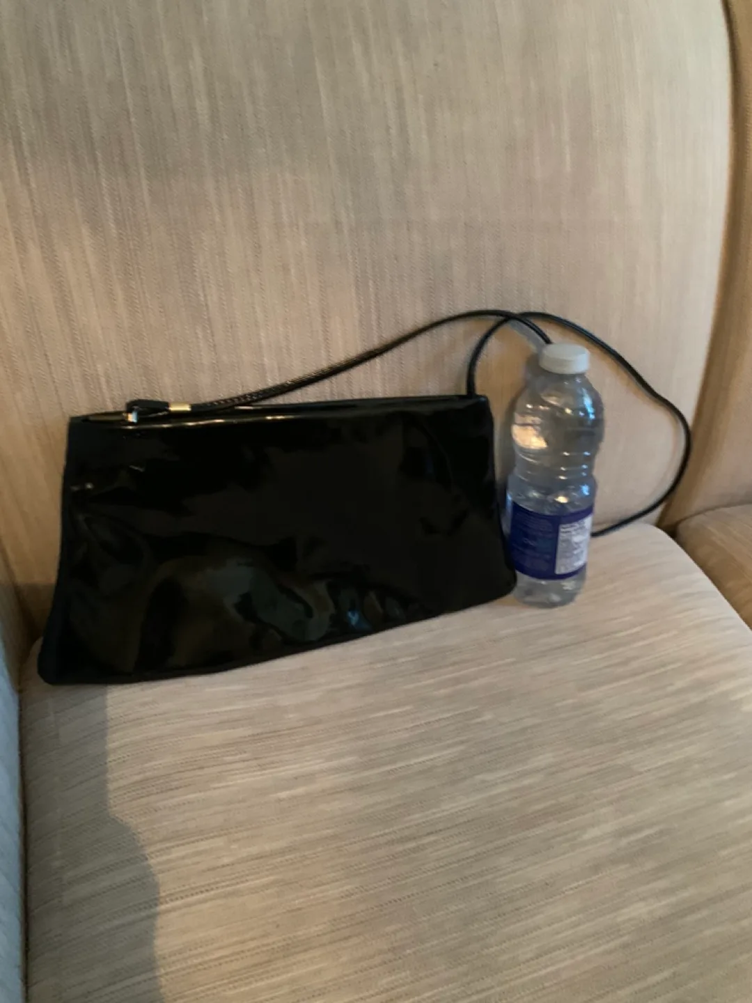 Black Patent Leather Clutch Purse image indicator(3)