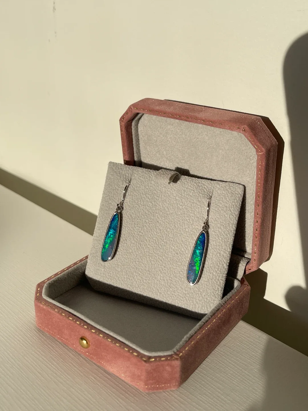 925 Silver Opal Drop Earrings image indicator(6)