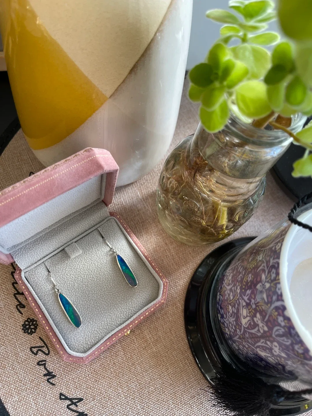 925 Silver Opal Drop Earrings image indicator(4)