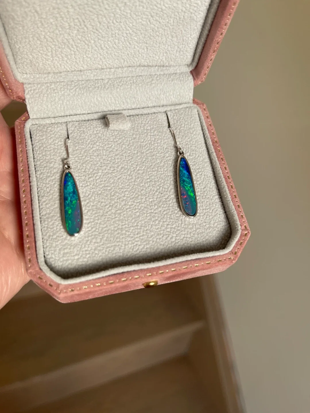 925 Silver Opal Drop Earrings image indicator(8)