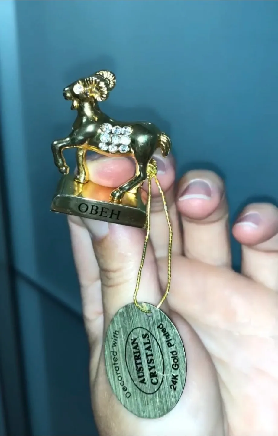 OBEH 24K Gold Plated Zodiac figurine image indicator(2)