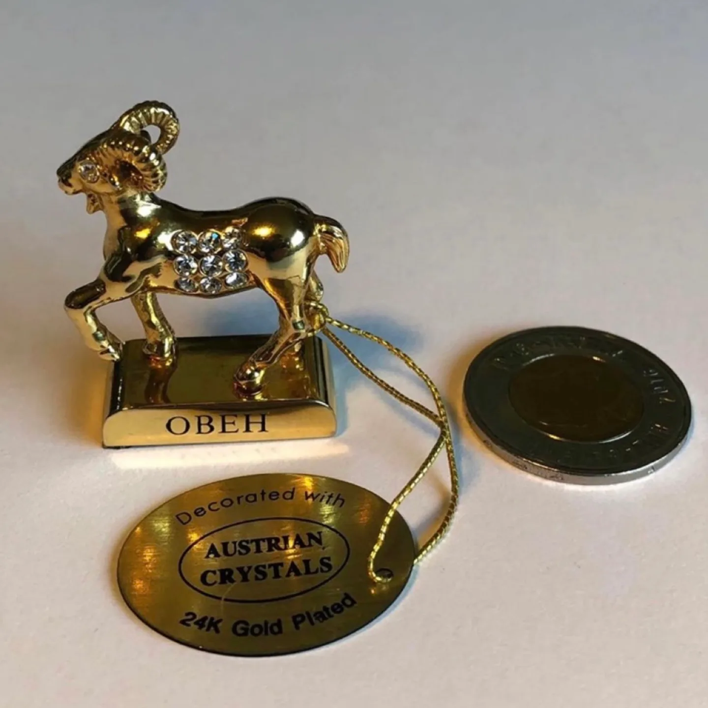 OBEH 24K Gold Plated Zodiac figurine image indicator(4)