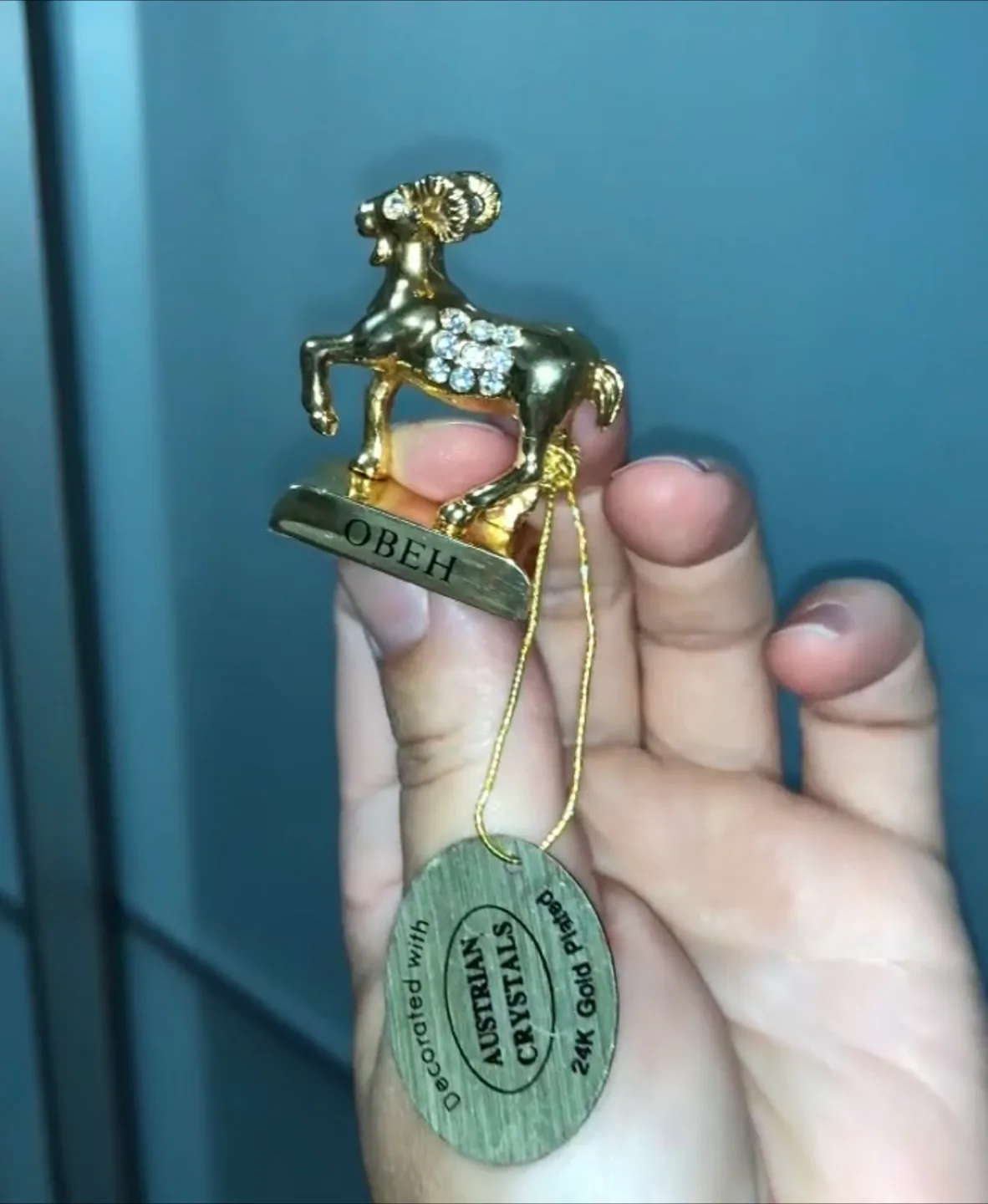 OBEH 24K Gold Plated Zodiac figurine image indicator(3)