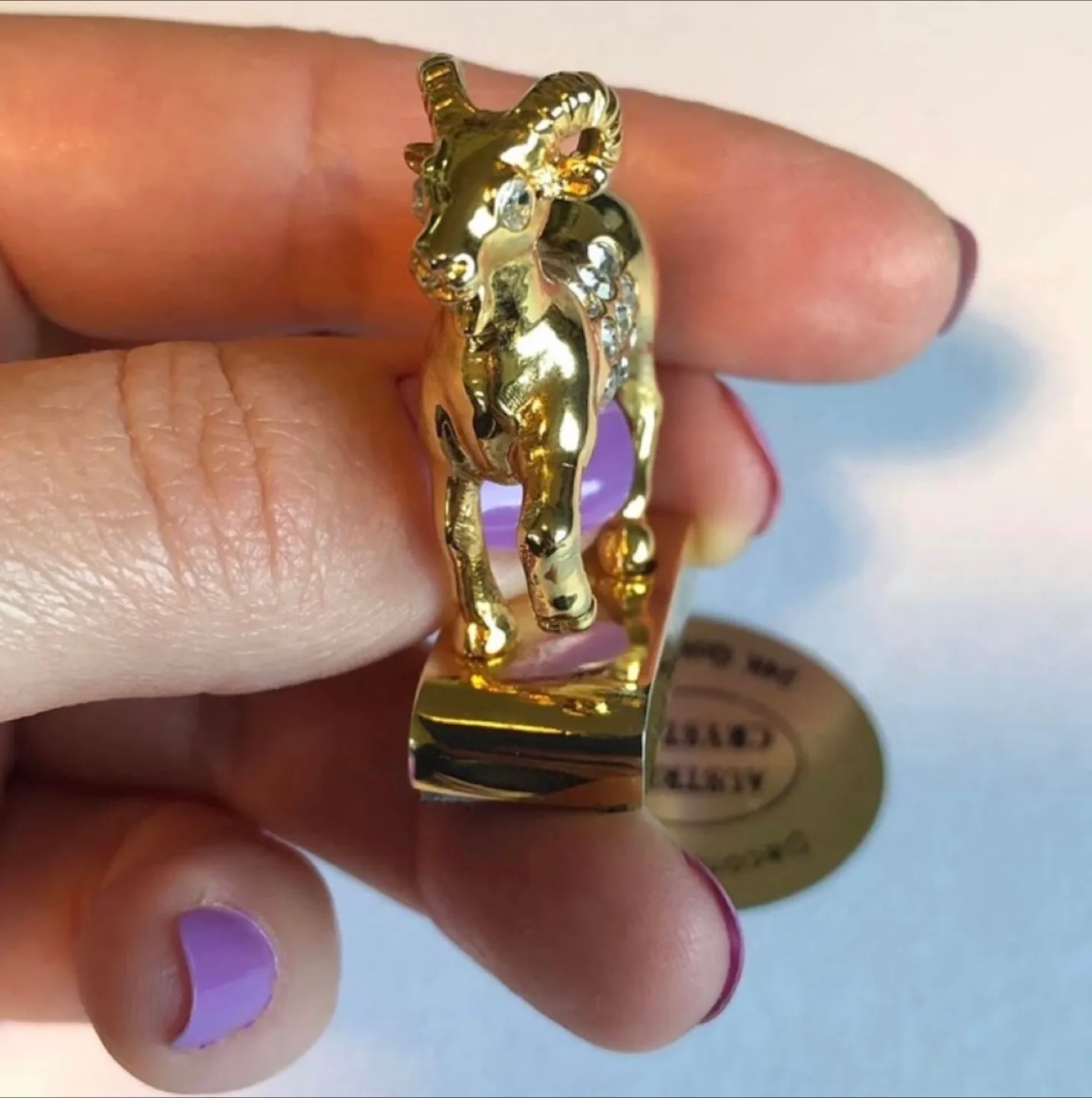 OBEH 24K Gold Plated Zodiac figurine image indicator(6)