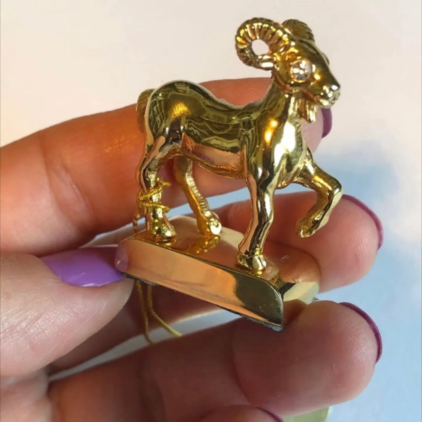 OBEH 24K Gold Plated Zodiac figurine image indicator(7)