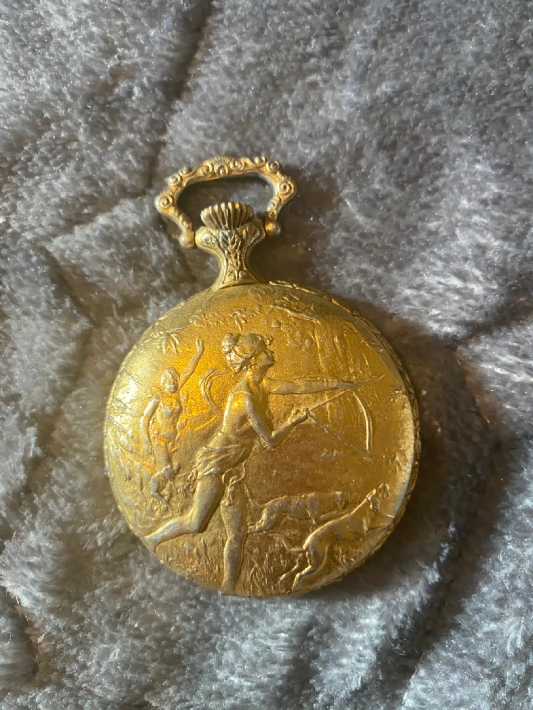 Vintage Gold Pocket Watch(60) thumbnail
