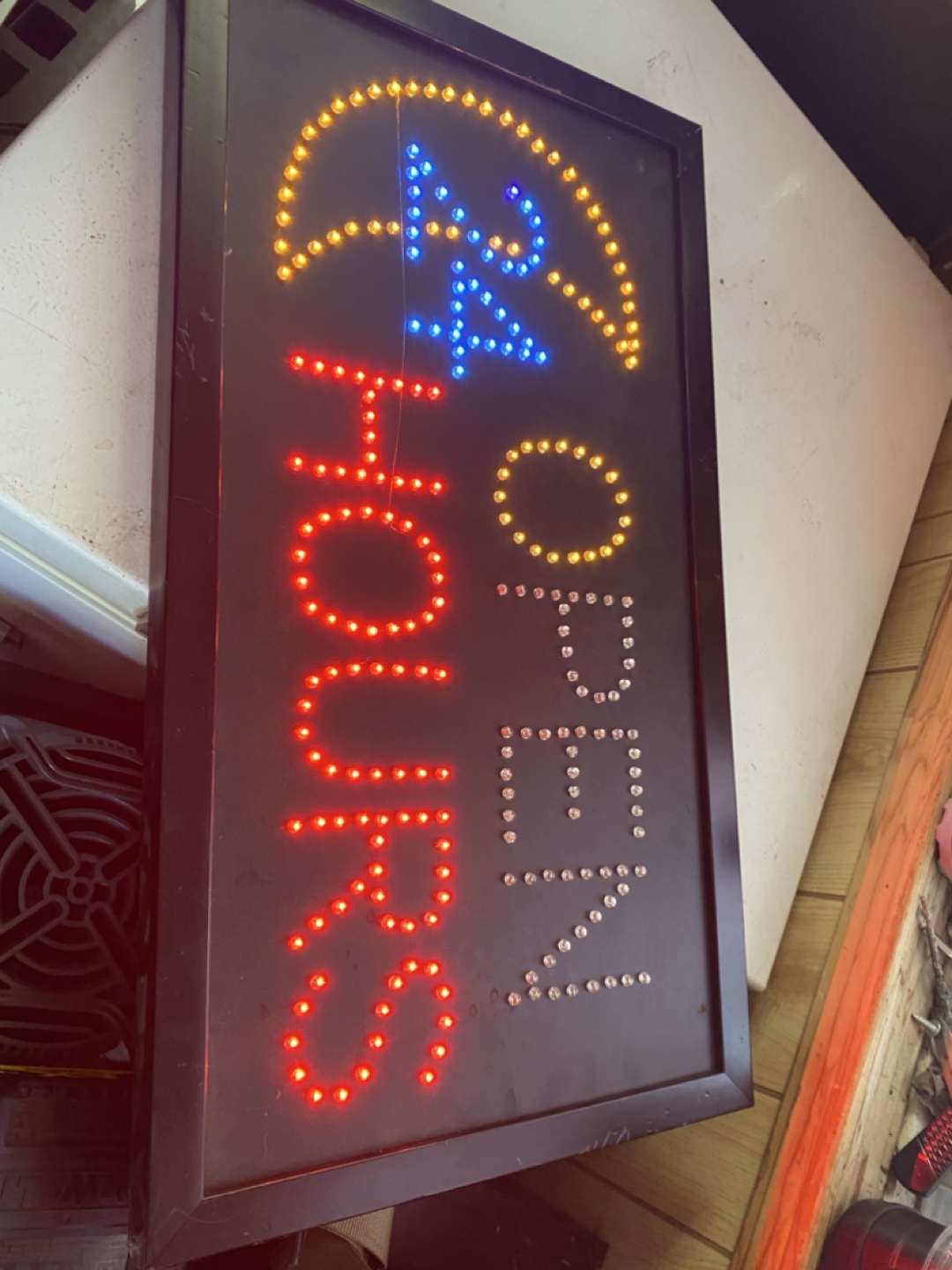 LED Open 24 Hours Sign 40each