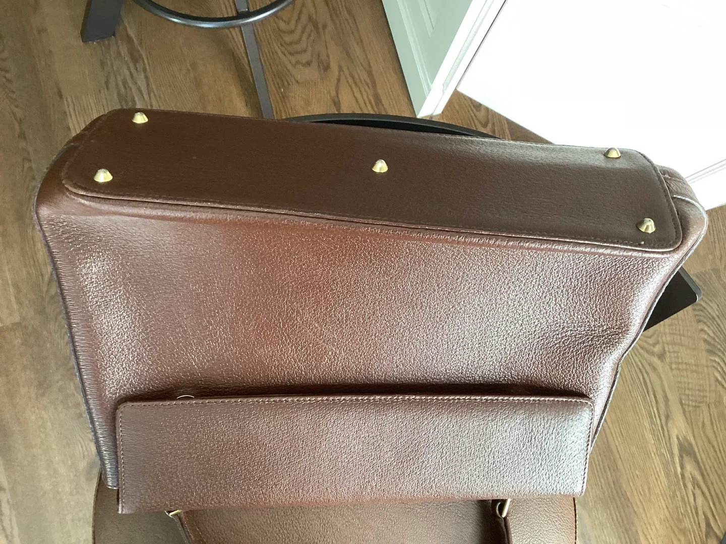 VINTAGE NON-LEATHER HOLT RENFREW CANADA PURSE image indicator(3)