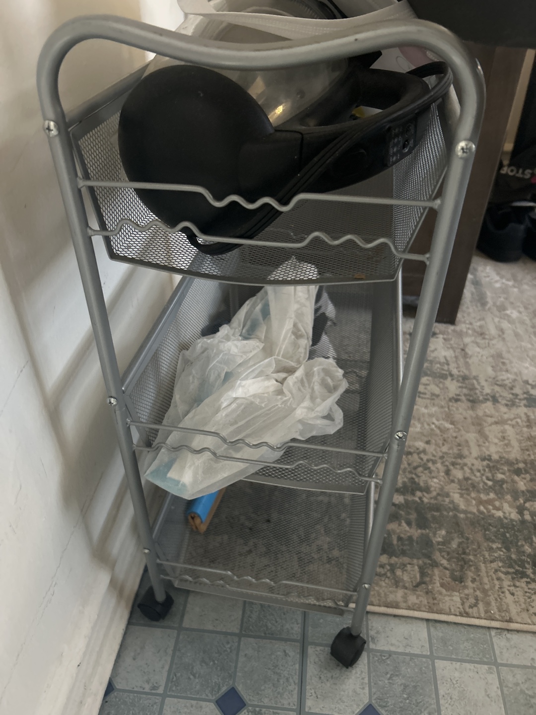 Rolling Mesh Utility Cart - photo 2