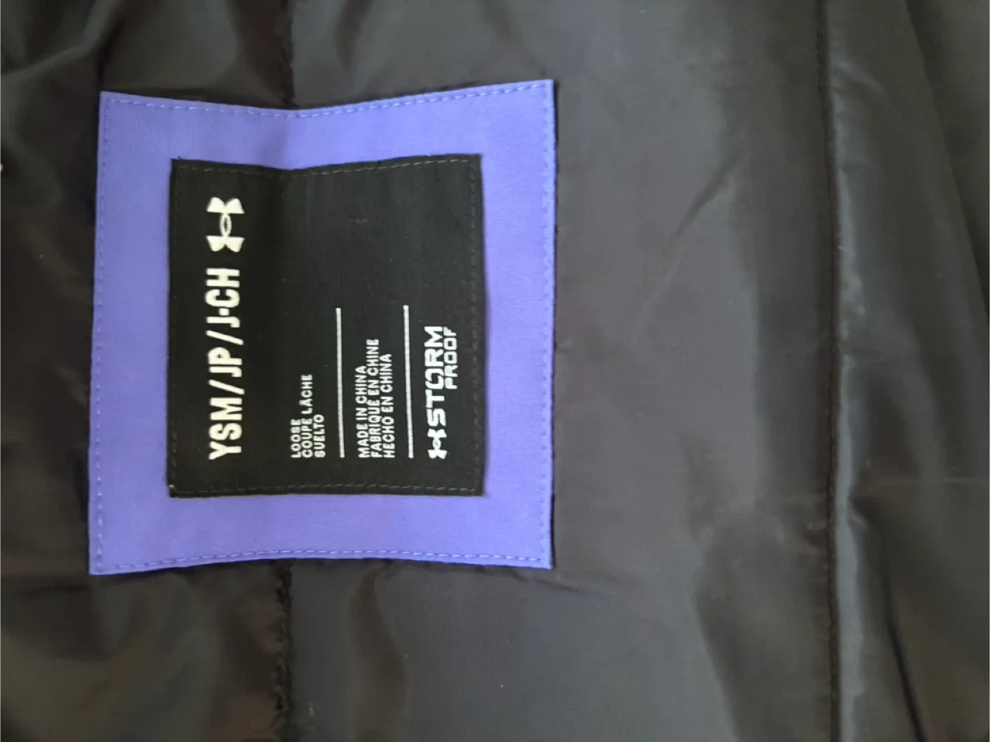 Under Armour Youth Storm Proof Jacket - YSM image indicator(3)