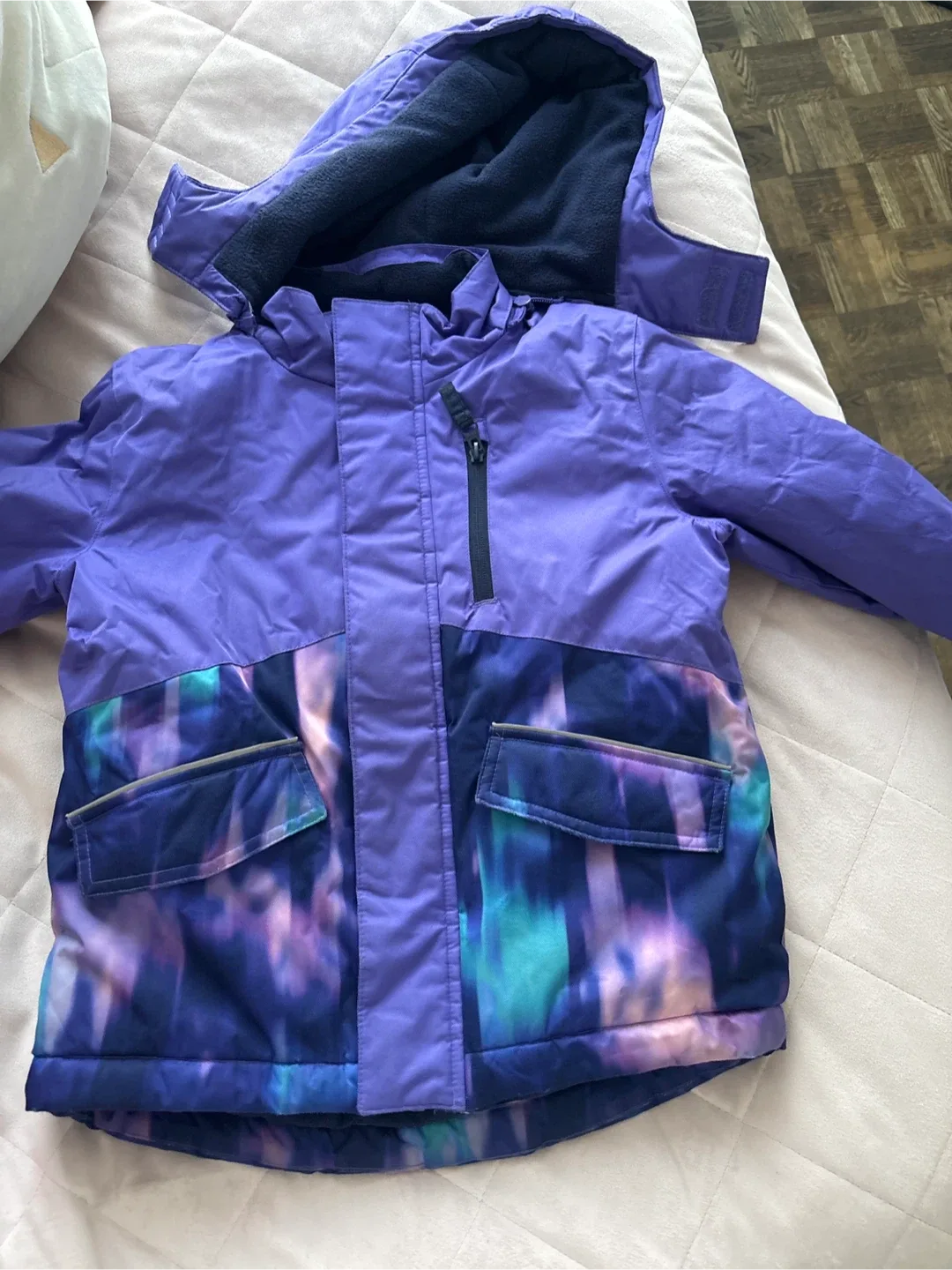 George Kids Purple Winter Jacket Size XS (4-5) thumbnail