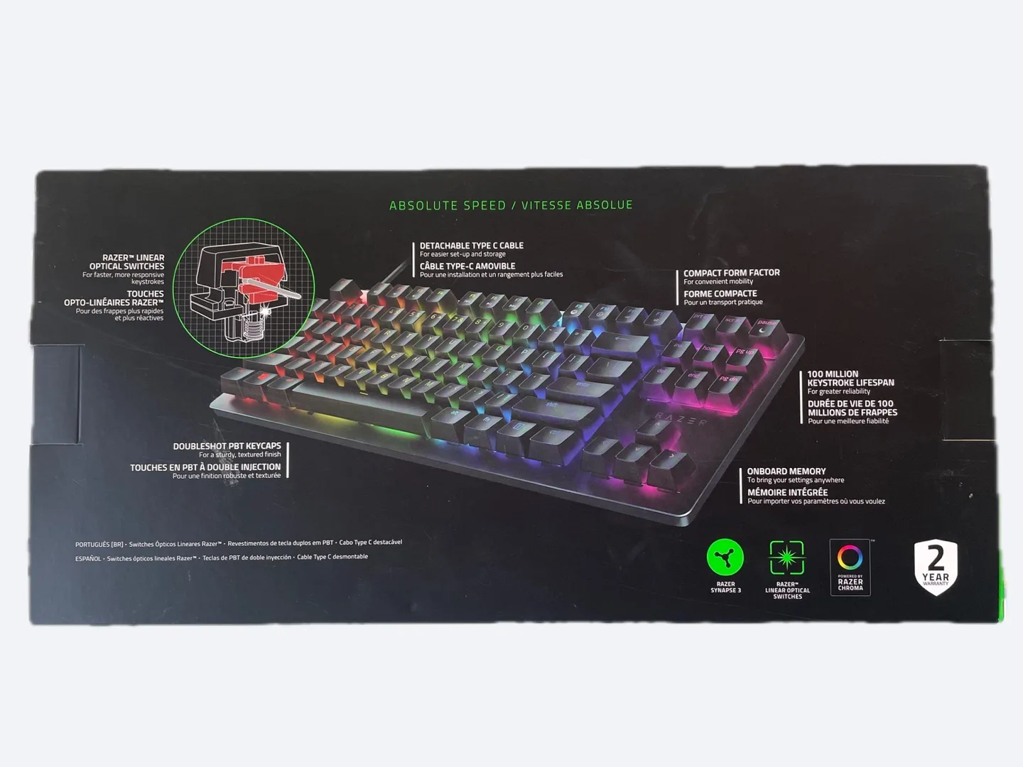 🥕Razer Huntsman Tournament Edition Gaming Keyboard image indicator(3)