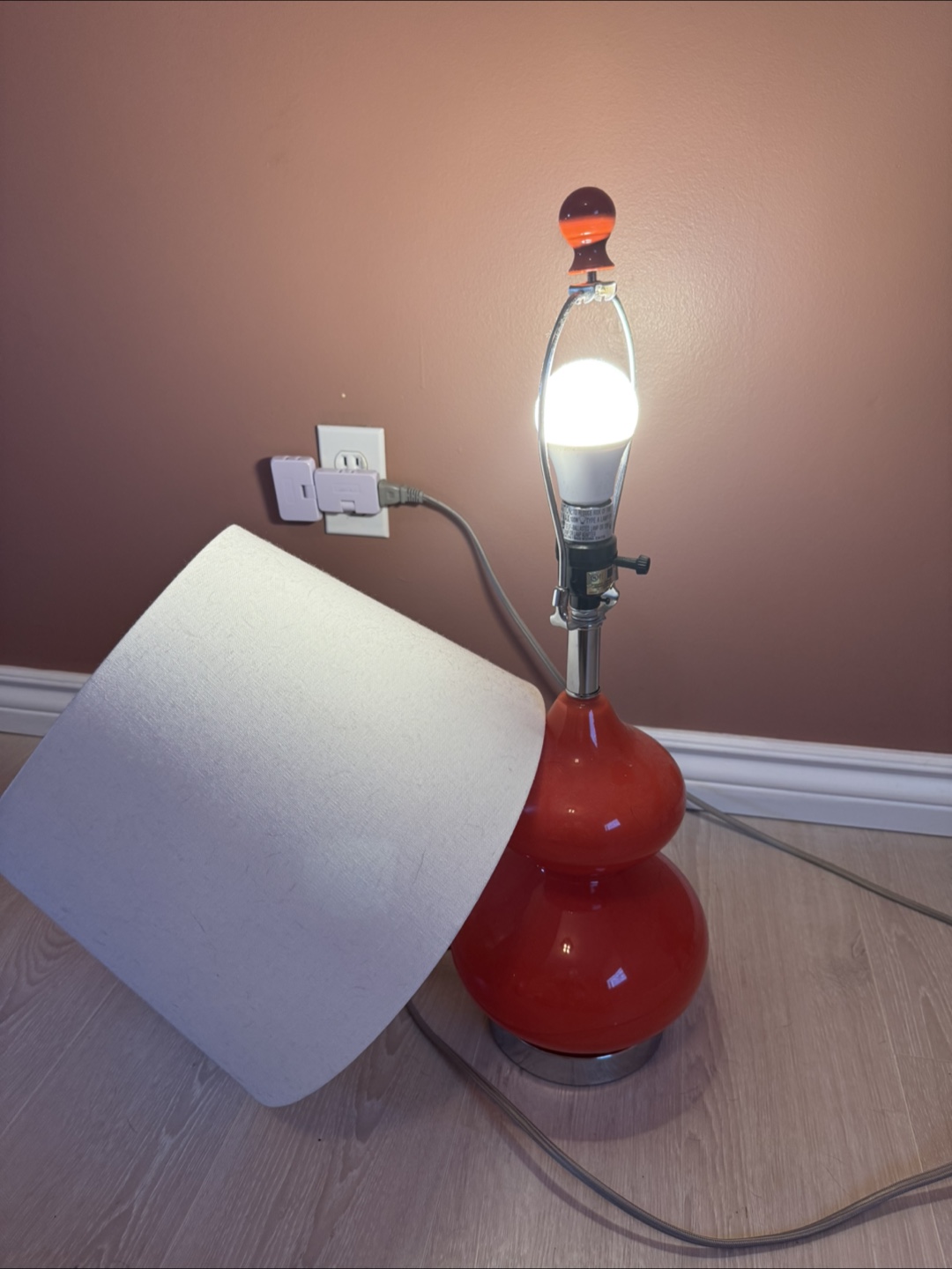 Orange Table Lamp - photo 2