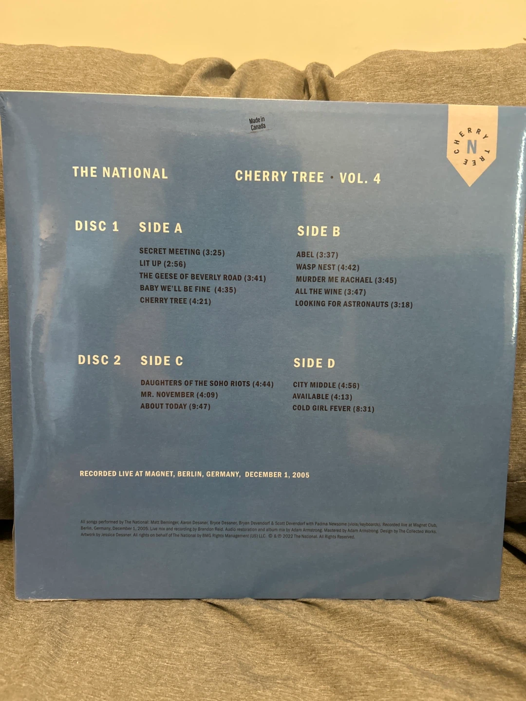 The National - Cherry Tree Vol. 4 Vinyl Record - photo 2