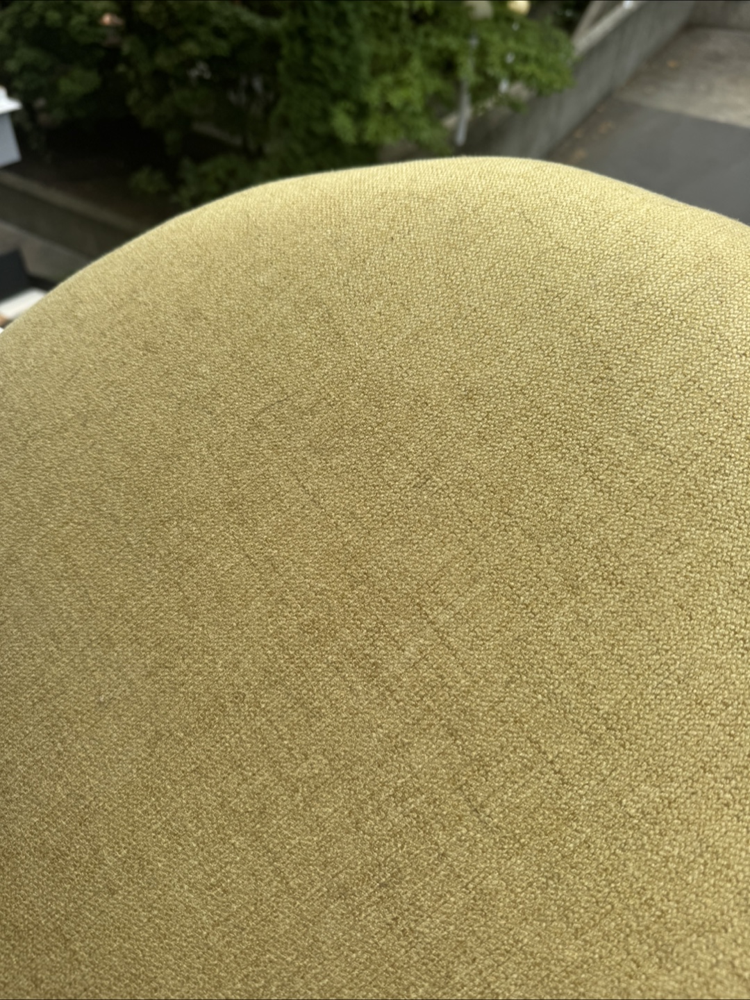 Upholstered Storage Ottoman - Mustard Yellow - photo 4
