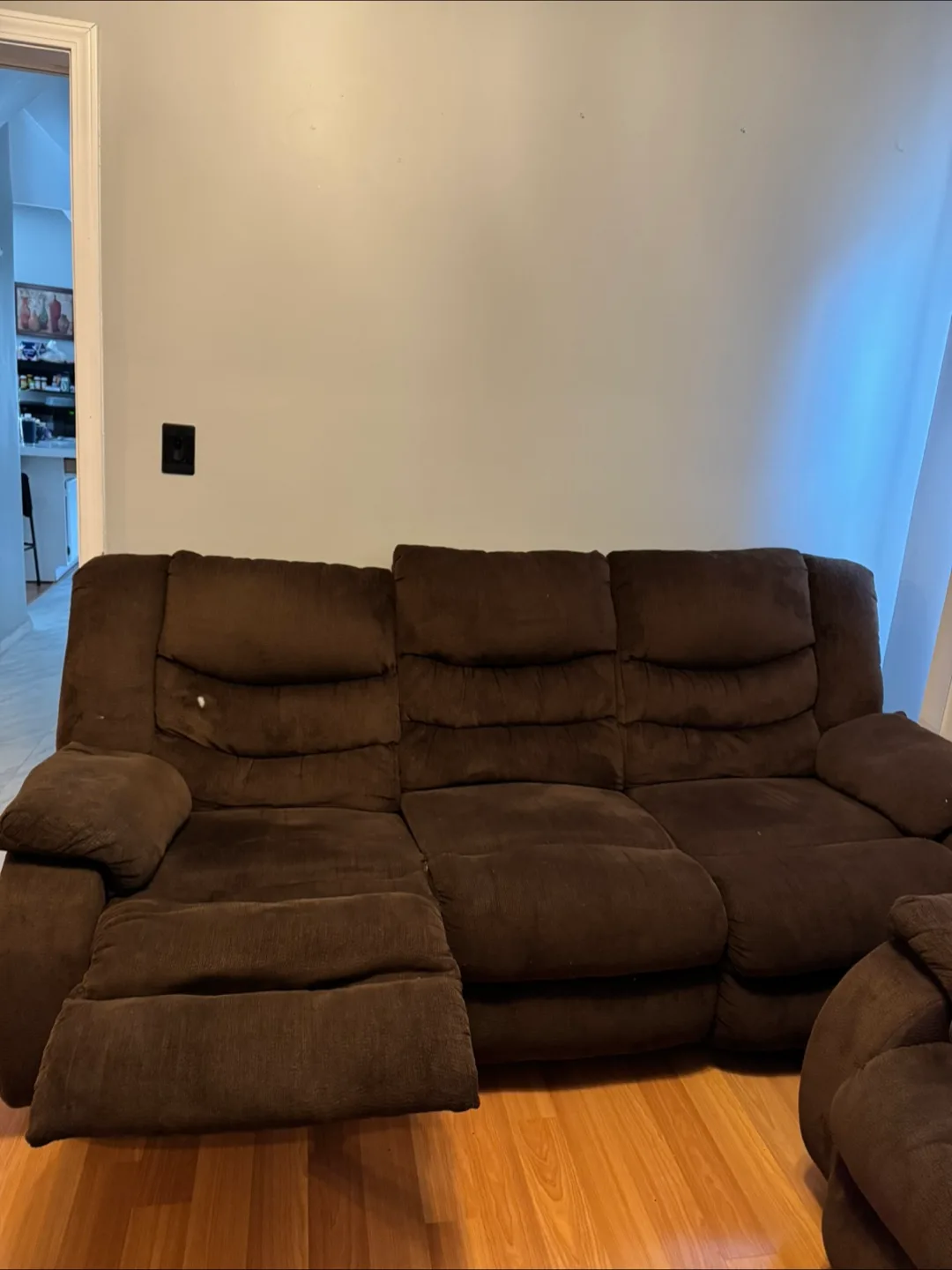 Brown Reclining Sofa image indicator(2)