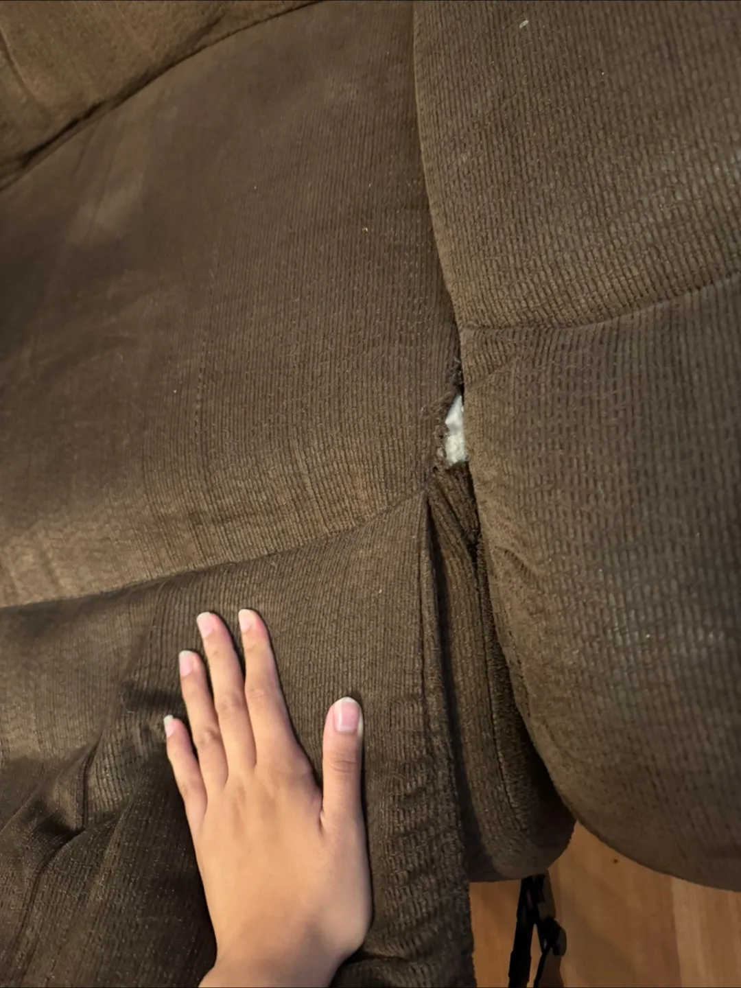 Brown Reclining Sofa image indicator(6)