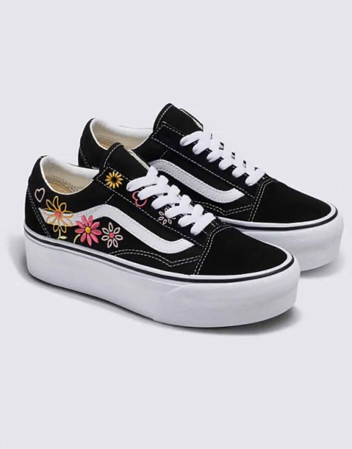 Vans Old Skool sneakers with floral embroidery - photo 2