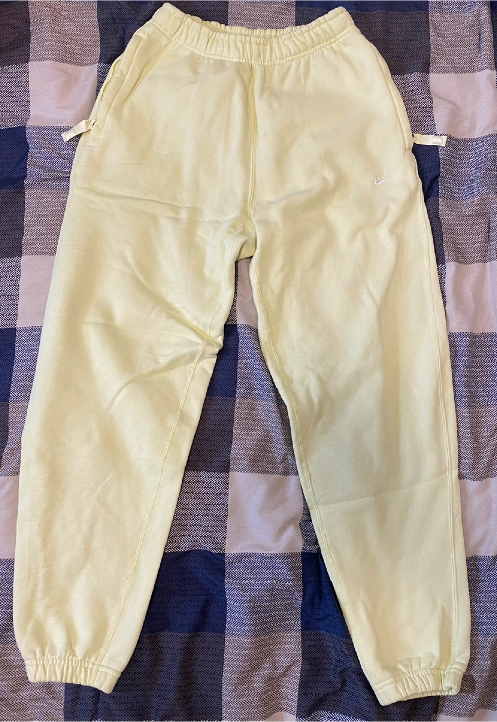 Nike Fleece Pants - XS - Light Yellow
