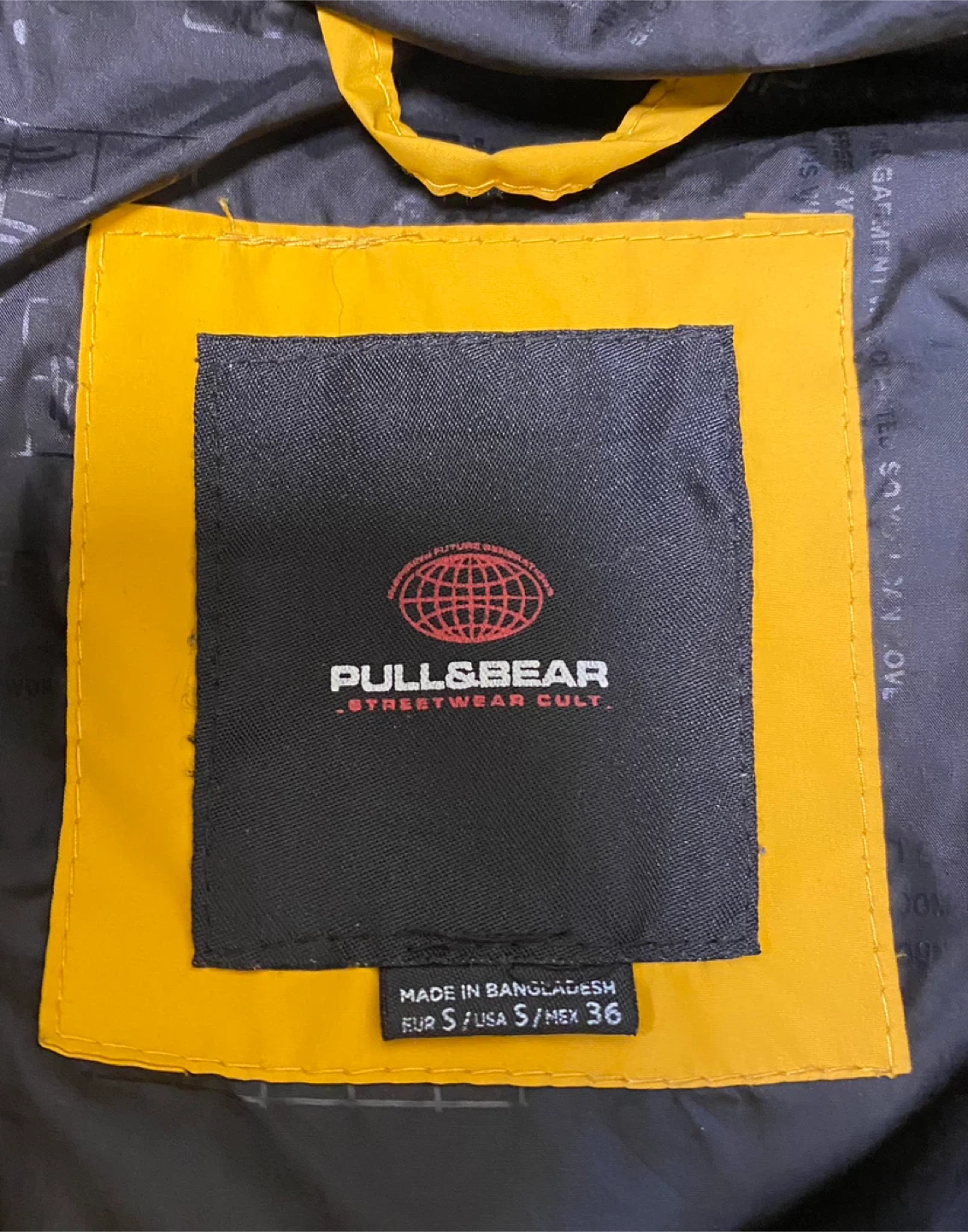 Pull&Bear Yellow Puffer Jacket - Size S - photo 3