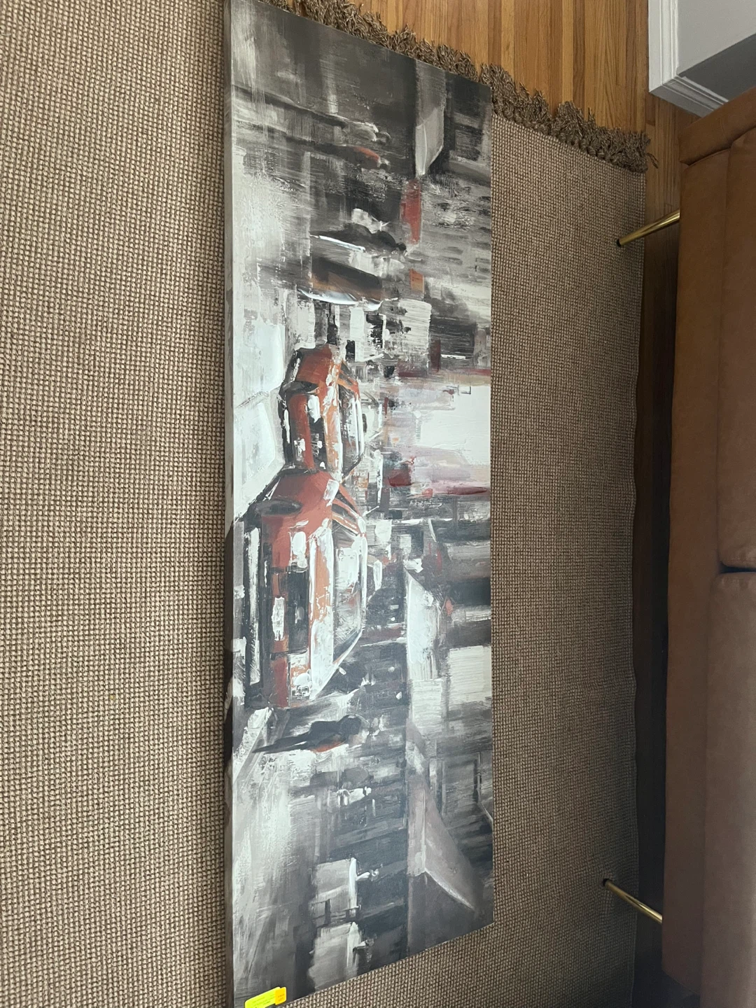 Abstract Cityscape Canvas Wall Art - photo 2
