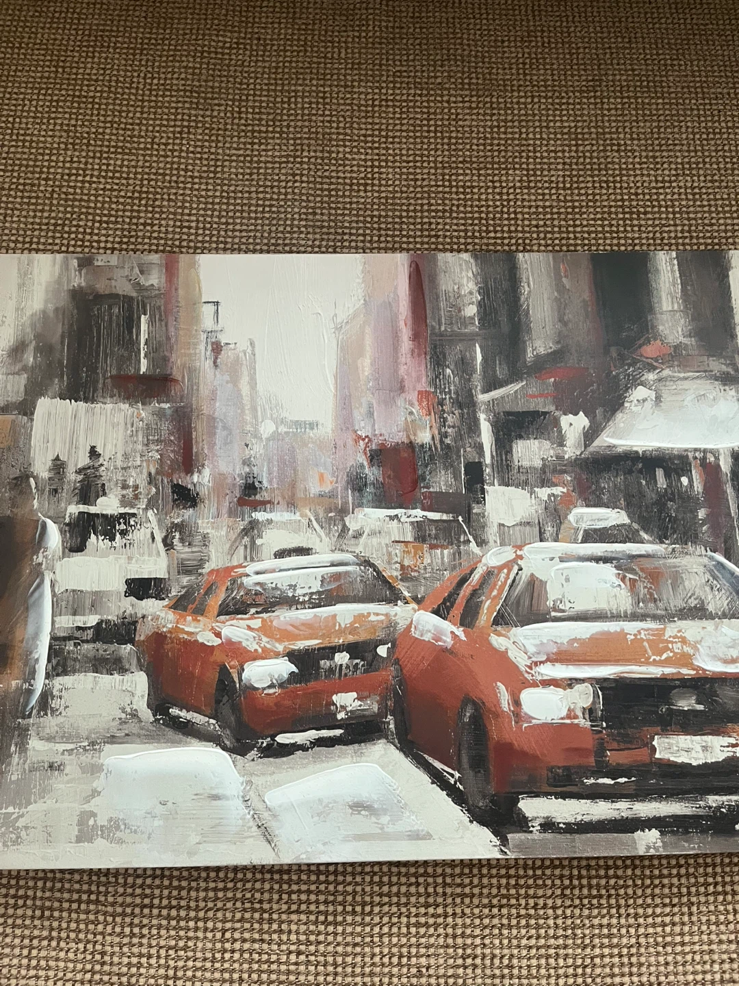 Abstract Cityscape Canvas Wall Art - photo 5