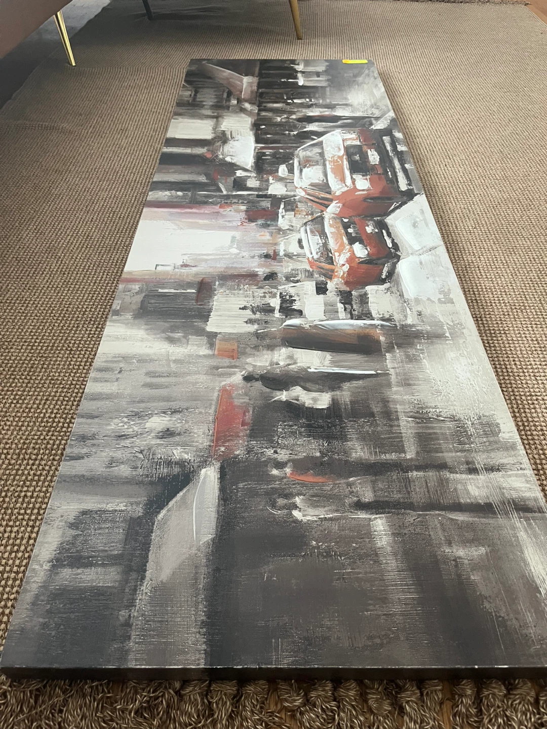 Abstract Cityscape Canvas Wall Art
